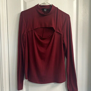 Ribbed women’s long sleeve shirt. Forever 21+